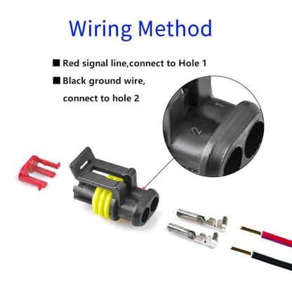 1/8" NPT Universal Oil Water/Coolant Temperature Electrical Sender Transmitter Sending Unit Temp Sensor Dual Wire Sensor