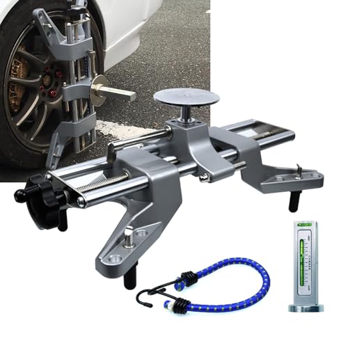 Wheel Alignment Tool 3PCS for 11-25" Rims with Magnetic Adapter | Magnetic wheel clamp kit for accurate camber & caster measurement. Fits 11-25" rims.