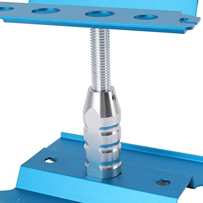 AYNEFY Rc Car Work Stand,Aluminum 360 Degree Rotation RC Car Maintenance Workstation Repair Table RC Car Display Bracket for Off Road Vehicle Shipping Drafting Tables (Blue) - color: Blue