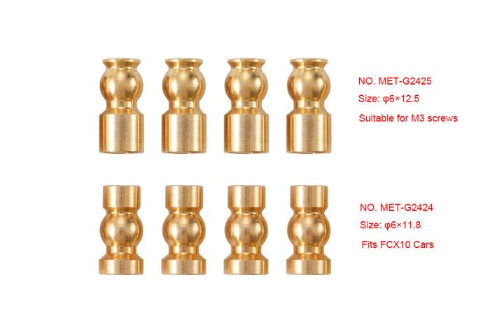 RC Crawlers Truck Upgrade Parts for Other 1/10 RC Crawlers FMS FCX10 K5 & 1/10 LC80: 90mm Oil-Filled Aluminum Shocks (4pcs)