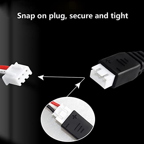 7.4V 5000mAh 2S XT30 JST-XH Plug Battery with USB Charger Cable Compatible with RADIOMASTER TX16S TX12 TX18S Radio Transmitter and RC Car, RC Truck RC Boat