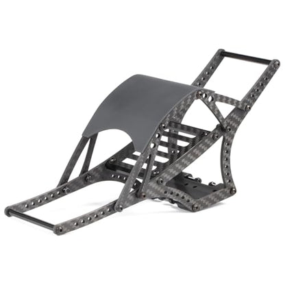 Carbon Fiber Sporty 2.2 Shafty Chassis Kit for Comp Rigs Built | With Carbon Electronics Tray, Delrin Skid, 3D Printed Roof Top, Multiple Shock and Suspension Mounting Locations