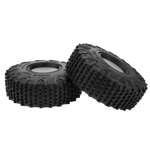 MEUS RACING 1.9 Tires - MS6 MPRO PIN Tires for Axial SCX10 Pro SCX10 TRX4 Redcat Gen8 1/10 RC Crawler Car, 1.77/4.75/R1.9, #M1902