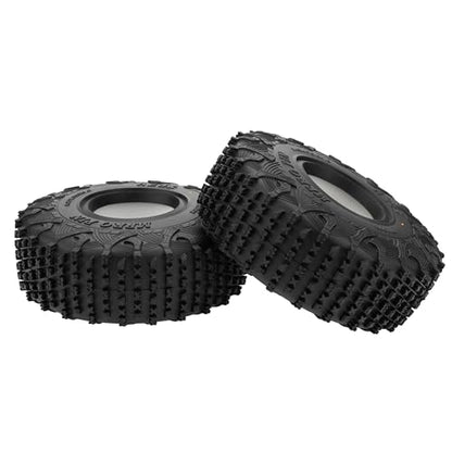 MEUS RACING 1.9 Tires - MS6 MPRO PIN Tires for Axial SCX10 Pro SCX10 TRX4 Redcat Gen8 1/10 RC Crawler Car, 1.77/4.75/R1.9, #M1902