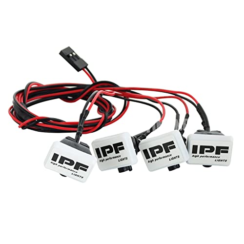 LED Lights A for SCX10 TRX4 RC Crawler Car Land Cruiser LC80 (Only LED Lights A, Not including other RC accessories) - color: Led Lights a