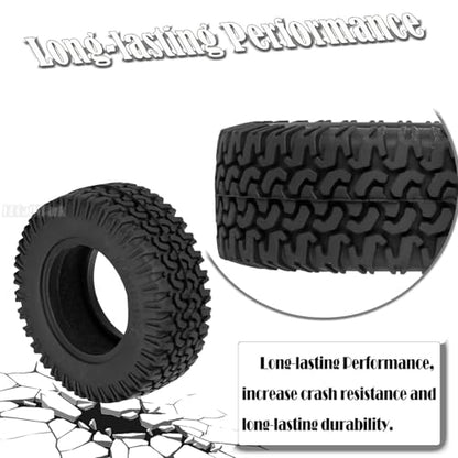 RC 1.55 Soft Rubber Wheel Tires for 1/10 Tamiya AX90069 D90 TF2 CC01 CC02 RC Crawler Car,RC 1.55 in Rubber Wheel Tires,Road Soft Tires