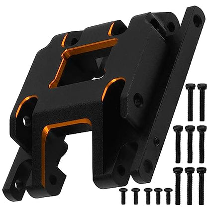 Aluminum Transmission Plate Metal Chassis Skid Plate Compatible with Traxxas 1/18 TRX4M Bronco Defender Rc Crawler Car