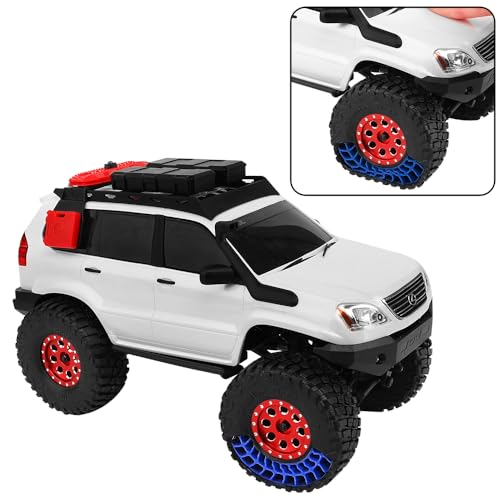 Silicone Rubber Inserts Fit 62-64mm*24mm 1.0" Tires for TRX4M Ascent-18 1/18 SCX24 AX24 1/24 Scale RC Crawler Upgrade (Blue) - color: Blue