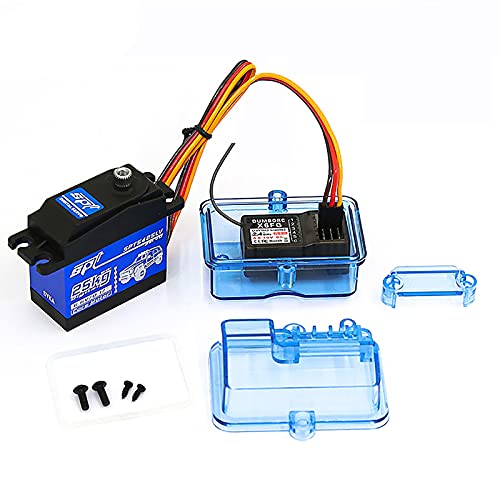 SHEAWA RC Receiver Box, Radio Receiver Protector RC Waterproof Receiving Box for Huanqi 727 / Slash RC Car Remote Control ESC Protection Accessory