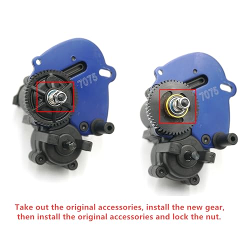 Carbon Steel 48P 48T Spur Gear for Tra 1/16 E-Revo VXL Slash/Rally | 4WD Summit VXL Upgrade - style: 48T