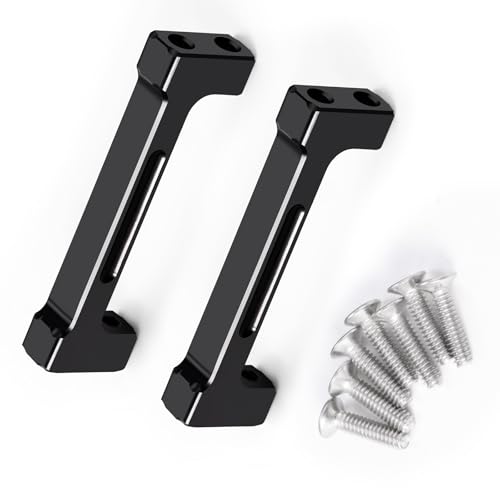 Aluminum Shock Tower Brace Support Shock Mount Support Stand Reinforcement Bracket for 1/18 Losi LMT RC Monster Truck Upgrade Parts - Black