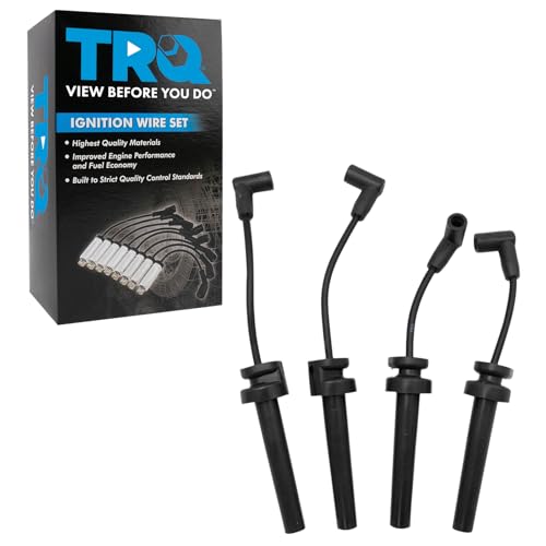 TRQ Ignition Engine Spark Plug Wire Kit Set Direct fit for Jeep Wrangler Liberty 2.4L