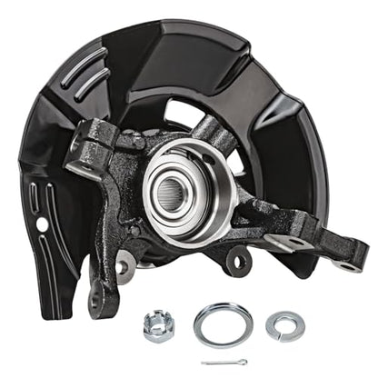 Detroit Axle - 2.4L Front 4pc Steering Knuckles Kit for 2011 Kia Optima, 2 | Steering Knuckles & Wheel Bearing Hubs 2 Outer Tie Rods Replacement - size: 4SU47760/Kit
