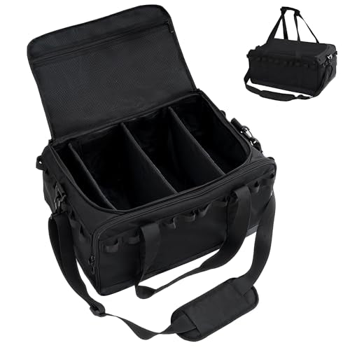 35L Multi-functional Duffle Bag, Waterproof Shoe & Picnic Camping Organizer, 3 Adjustable Dividers for Travel, Sports, GYM - style: Upgrade Style