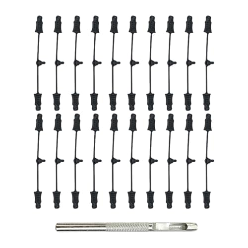 Yiju 20 Pieces RC Car Retainer Strips RC Rubber Retainer Pull Tabs Attachments RC Car Accessories Body Clip Retainer Utility Small Size Elastic Rubber, 21 Pieces - color: 21 Pieces