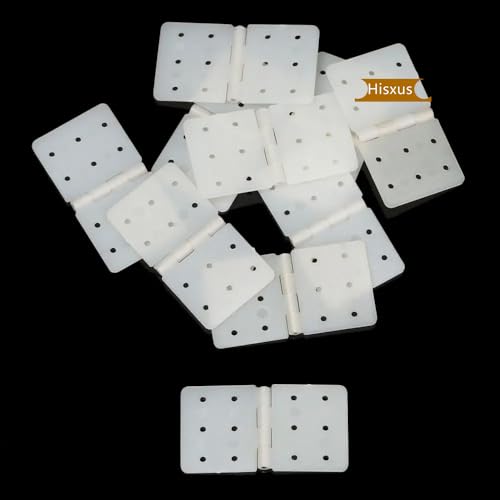 120 Pcs 3Sizes White Pinned Hinge with Removable Split Pins Compatible with RC Airplane Parts DIY Accessories (1, 120PCS)