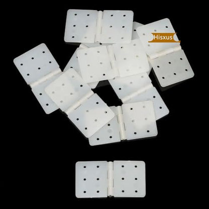 120 Pcs 3Sizes White Pinned Hinge with Removable Split Pins Compatible with RC Airplane Parts DIY Accessories (1, 120PCS)