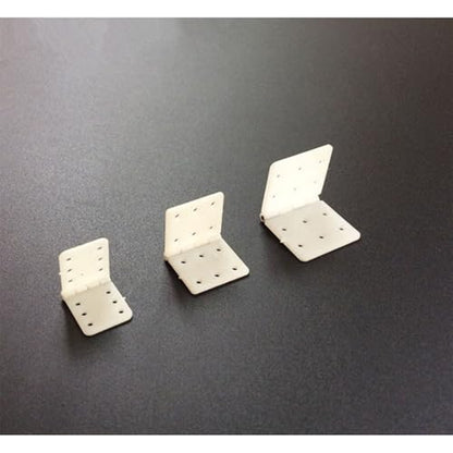 Nylon Hinge, 3 Sizes Mixed with 18 Pieces, Suitable for Remote Control Aircraft Model Aircraft Parts Fixed Wing Model Square Loose-Leaf Remote Control Aircraft Hinge