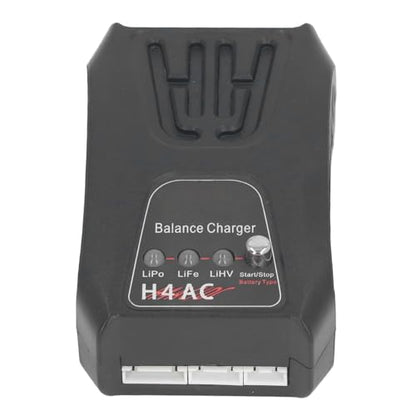 RC Lipo Battery Charger, LED Indicator Auto Shutoff Universal Balance Charger 2A for 2S 3S 4S LiPo LiHV NiMH NiCd Batteries for RC Cars Drones Helicopters