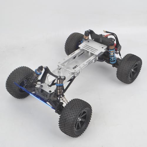 Aluminum Main Chassis for Traxxas Stampede 2WD VXL Brushless Monster Truck Craniac Chassis & ESC Mount 3622 3626 (Sliver) - color: Sliver