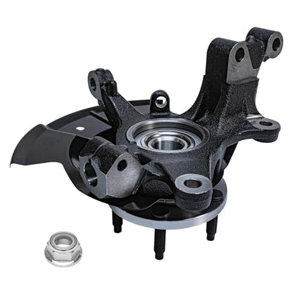 Detroit Axle - Front Left Steering Knuckle CV Axle for 07-10 Ford Edge | Lincoln MKX, Driver Side Steering Knuckle & Wheel Bearing Hub CV Axle 2007 2008 2009 2010 Replacement - size: 2UX50464/Pair