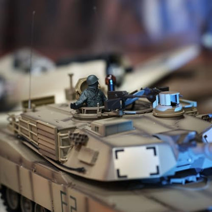 Toucan RC Hobby US in Stock Henglong 1/16 Tk7.0 Remote Control Tank M1A2 Abrams 3918 RTR Rc Model Plastic Tracks BB Airsoft that Shooting BB Bullets