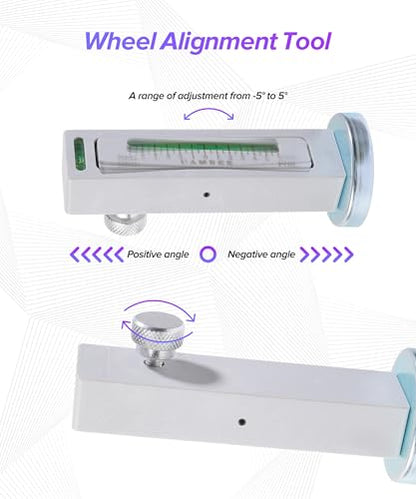 Wheel Alignment Tool,Car Accessories Adjustable and Precision Camber Alignment Tool,Alignment Tools Automotive,Automotive Camber Gauge,Suitable for tire Repairs on Cars,Motorcycles,Trucks