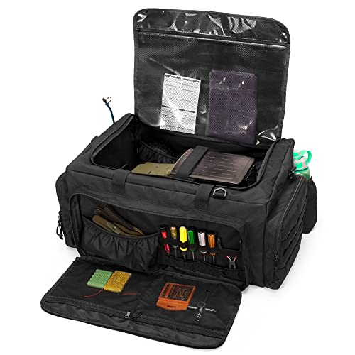 GOBUROS RC Car Bag for 1/8 and 1/10 Car, RC Carry Case(Patent Design) | Compatible with Traxxas 1/8 Car, Multi-Pockets to Store Tools and Accessories, Adjustable Shoulder Strap for Easy Carrying