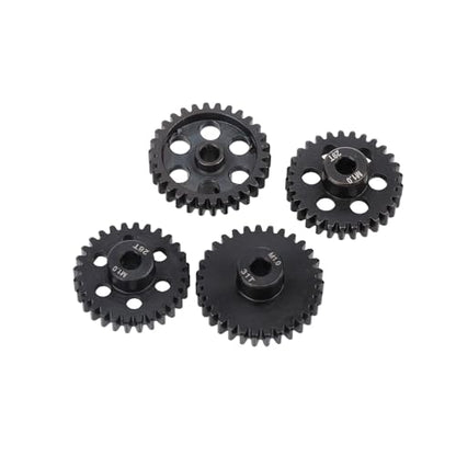 4PCS M1 5mm Shaft Hole 28T 29T 30T 31T Steel Pinion Motor Gear Compatible with 1/8 RC Car Brushed Brushless Motor