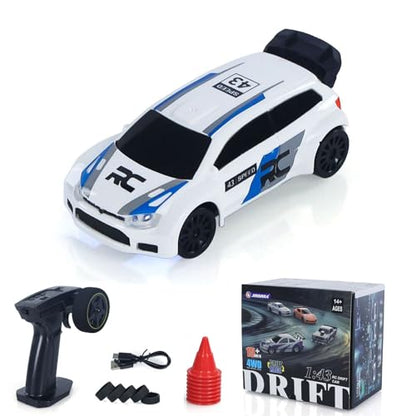 TOUCAN RC HOBBY US in Stock 1/43 High Speed Radio Controlled Racing Car 2.4G RC Drift Vehicle 4WD RTR Mini Model Radio Battery for Adult - color: 4307