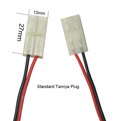 7.2v 3800mAh NI-MH Rechargeable RC Battery with Standard Tamiya Plug for RC Cars Boats Toys with Battery Charger Adaptor (1 Pack)