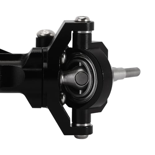 INJORA Front Axle - +4mm Extended CNC Aluminum Axle for TRX4M Upgrade 1/18 RC Crawler Car - size: Front
