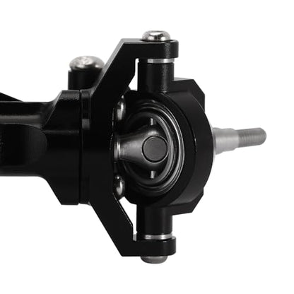 INJORA Front Axle - +4mm Extended CNC Aluminum Axle for TRX4M Upgrade 1/18 RC Crawler Car - size: Front