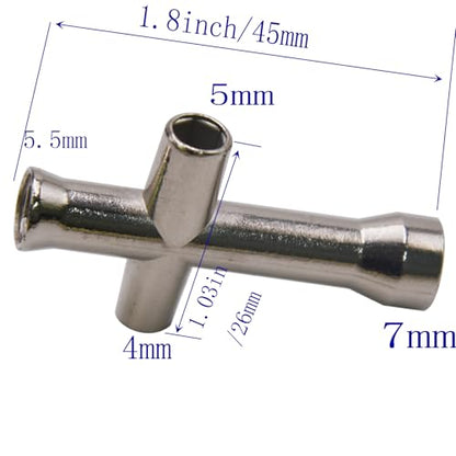 Blomiky 12 Pack 7mm M40 Wheel Lock Nut 25-WJ02 and 2 Pack 7MM Wrenches Spare Part for H14BM 14210 14211 16208 H16 H16PL 9125 Q903 RC Car RC Truck / 9125 Locknut 2