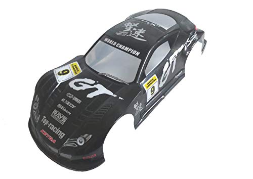 1/10 Scale RC Painted Precut Drift Racing Touring Onroad Car Body Shell Width 190mm with Wing Mirror Accessories (GT A) - style: GT A