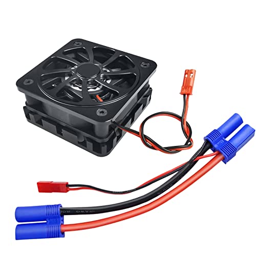 Aluminum RC Motor Heatsink Cooling Fan | Upgrade Parts, For 1/5 Arr-ma Kraton 8S, RC Car Truck Buggy