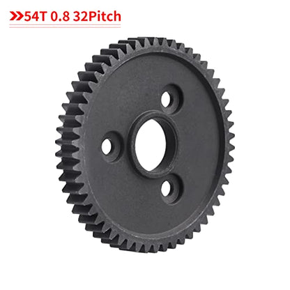 RC Metal Steel 54T 32P Spur Gear with 15T/17T/19T Pinions Gears Set Replace 3956 for Traxxas Slash 4x4 2WD Rustler Rally Stampede Summit E-REVO T-Maxx