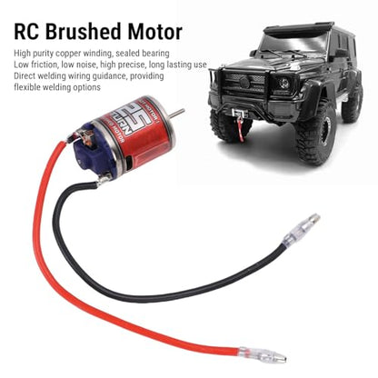 Keenso RC Brushed Motor, 25T High Speed Strong Magnetic Force 2.3mm Shaft Stainless Steel Replacement for Tamiya, Losi,