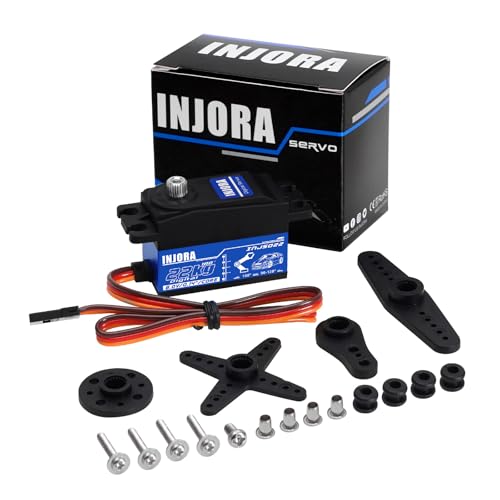 INJORA INJS022 22KG Low Profile Digital Servo for 1/10 RC Crawler Car