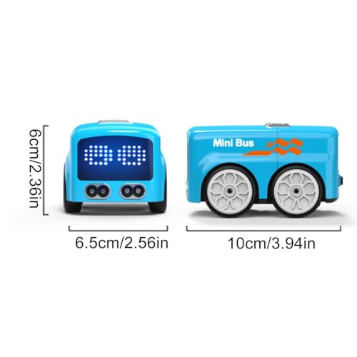 Gesture Sensing RC Car Interactive Smart Bus Toy | Obstacle Avoidance Gesture RC Car for Kids Ages 5-12 Girls Birthday Party Indoor Home School Classroom
