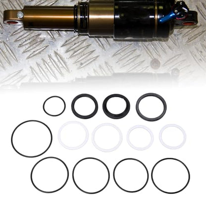 13PCS Shock Absorber Maintenance Kit for RP23 DPS DPX2 Float X 2014-2017, Rubber Air Shock Rebuild Seal Kit, Vibration Damping Service Set