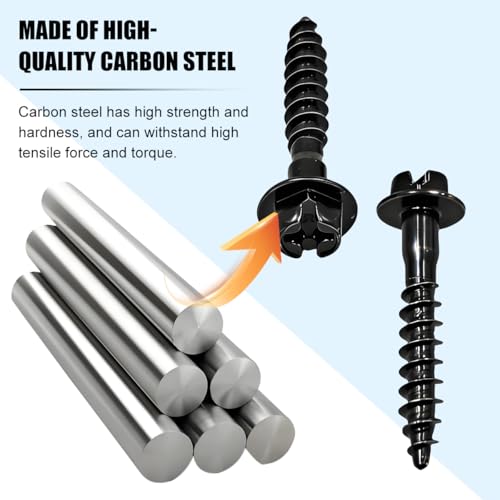 5PCS Car Air Filter Box Screws, Carbon Steel Vehicle Filter Housing Retainer Bolts Kit, Auto Air Box Cleaner Intake Fixing Screw Replacement, Compatible with Denali Journey Caliber