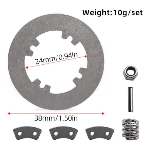 Slipper Clutch Rebuild Kit 5352A 5352R Compatible with TRAXXAS 4WD E-Maxx RC Cars