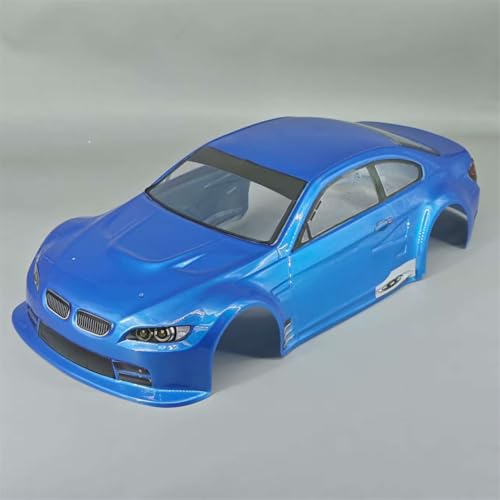SANTAIZI 1/10 Scale E92 Style RC Body Shell Replacement for Drift Racing Touring On-Road Car Width 200mm with Decal Sheet (Metallic Blue)