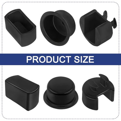 4 PCS Car Tailgate Hinge Kit Tailgate Bushing Insert Kit, Truck Bed Hinge, Plastic Left Right Bed Door Side Bushings Fit for Dodge Ford Lincoln, Replace# OEM E7TZ99430B22A, F6TZ99430B23AA