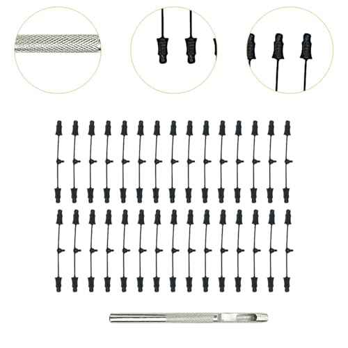 Yiju 20 Pieces RC Car Retainer Strips RC Rubber Retainer Pull Tabs Attachments RC Car Accessories Body Clip Retainer Utility Small Size Elastic Rubber, 31 Pieces - color: 31 Pieces