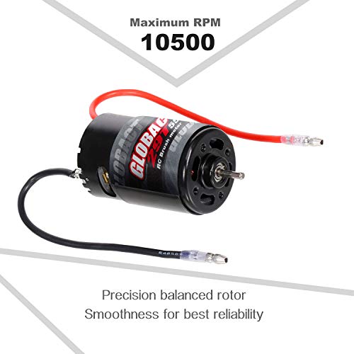 Globact 550 29T Brushed Motor for 1/10 RC Crawler TRX4 SCX10 Redcat RC4WD - size: 29T