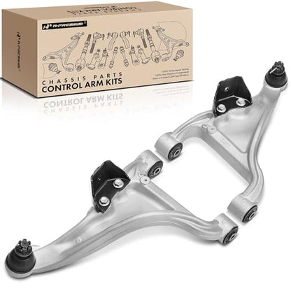 A-Premium 2 x Rear Upper Control Arm, with Ball Joint and Bushing, Compatible with Nissan Murano 2009 2010 2011 2012 2013 2014 | Compatible with Nissan Murano 2009 2010 2011 2012 2013 2014, Pack of 2, Fix Clunking Noise - style: Rear Driver and Passenger