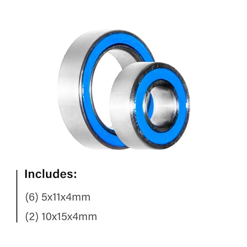 Wheel Hub Bearings for Traxxas 4x4 1/10 Slash, Stampede, Rustler