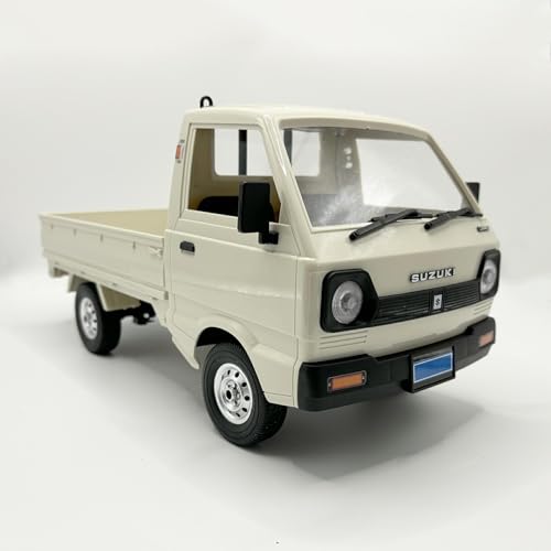 WPL RC Car 1/10 Scale RC Kei Truck 4x4 Off Road Suzuki RTR | WPL D14 Remote Control Drift Car Carry 2.4 GHz Proportional Throttle Steering 280 Motor 4WD Hobby Grade Toy Adult